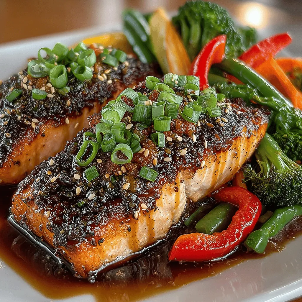 In the realm of healthy and delicious meals, few dishes can compete with Sweet and Savory Teriyaki Salmon accompanied by a medley of crunchy veggies. This delightful recipe not only tantalizes your taste buds but also brings a wealth of nutrients to your plate. Salmon, known for its rich flavor and health benefits, pairs perfectly with a homemade or store-bought teriyaki sauce that enhances its natural umami profile. The addition of vibrant, crunchy vegetables not only elevates the dish visually but also contributes essential vitamins and minerals, making it a favorite for both health-conscious eaters and culinary enthusiasts alike.