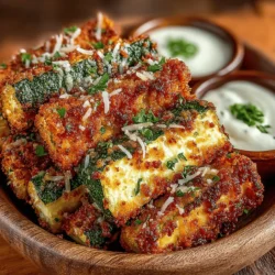 - 2 medium zucchinis - 1/2 cup all-purpose flour (or gluten-free flour) - 2 large eggs - 1 cup panko breadcrumbs (or regular breadcrumbs) - 1/4 cup grated Parmesan cheese (optional) - 1 teaspoon garlic powder - 1 teaspoon onion powder - 1/2 teaspoon paprika - 1/2 teaspoon salt - 1/4 teaspoon black pepper - Cooking spray (for air frying)