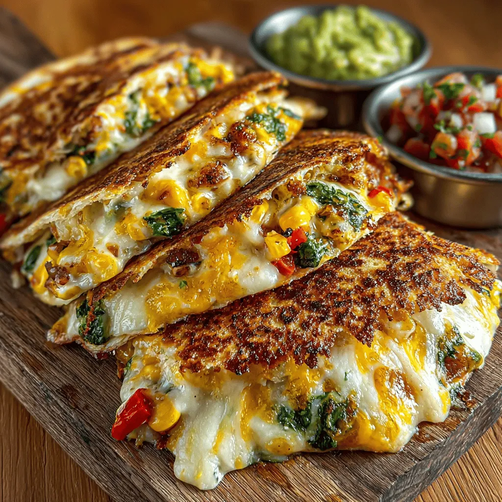 The foundation of any great quesadilla lies in the filling, and for our Cheesy Crunch Veggie Quesadillas, achieving a harmonious blend of flavors and textures is crucial. Begin by finely chopping the vegetables—bell peppers, zucchini, and spinach are excellent choices. You want a mix of colors to make the dish visually appealing. Ensuring all veggies are roughly the same size allows for even cooking and a delightful bite every time.
