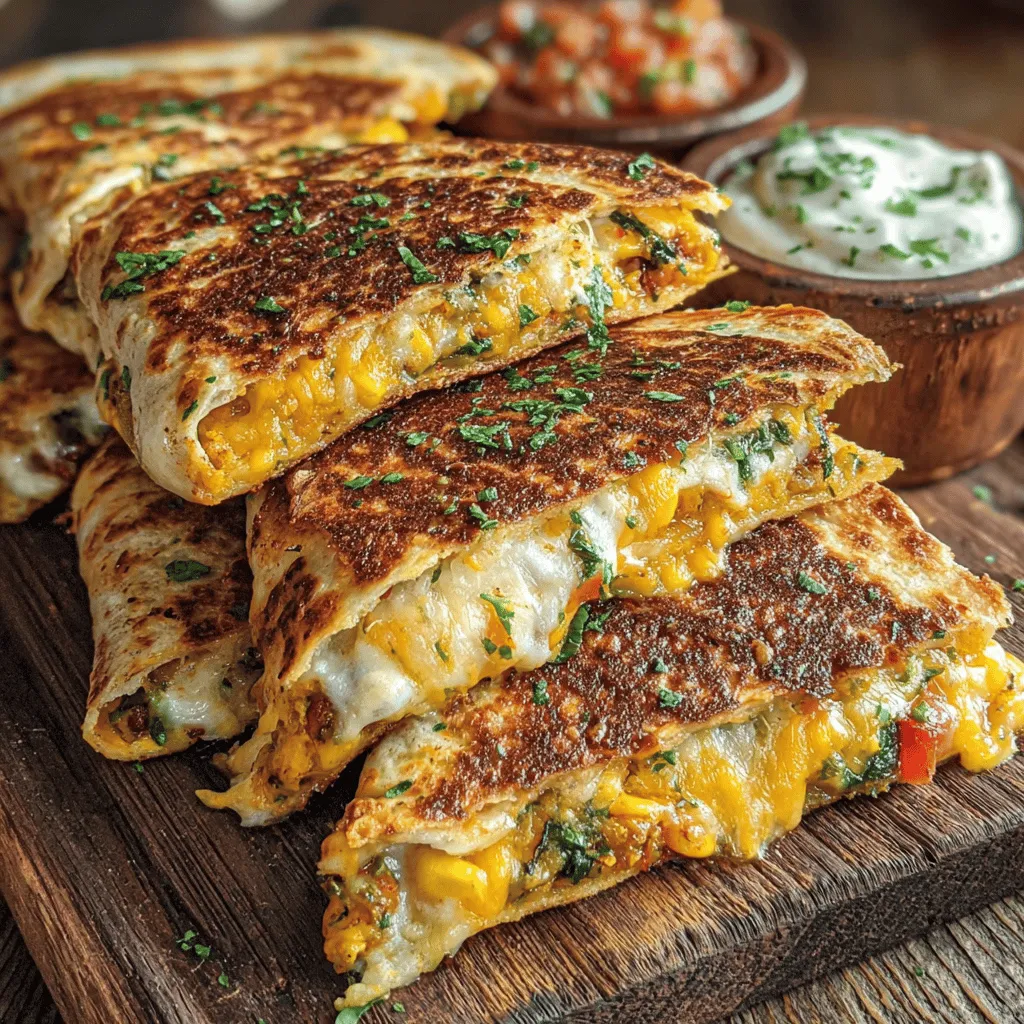 The foundation of any great quesadilla lies in the filling, and for our Cheesy Crunch Veggie Quesadillas, achieving a harmonious blend of flavors and textures is crucial. Begin by finely chopping the vegetables—bell peppers, zucchini, and spinach are excellent choices. You want a mix of colors to make the dish visually appealing. Ensuring all veggies are roughly the same size allows for even cooking and a delightful bite every time.