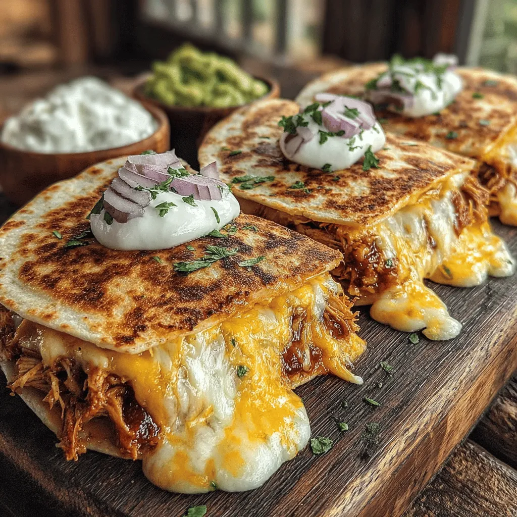 Sizzling BBQ Chicken Quesadillas are a delightful fusion of flavors that capture the essence of comfort food. With their crispy exteriors and melty cheese interiors, these quesadillas are not only quick to prepare but also incredibly satisfying. Perfect for busy weeknights or casual gatherings, this recipe combines the smoky sweetness of BBQ chicken with the gooey goodness of cheese, making it a crowd-pleaser. In this article, we’ll delve into the culinary journey of creating these mouthwatering quesadillas, outlining everything from the ingredients to the cooking method, while also exploring the versatility and appeal of this dish.