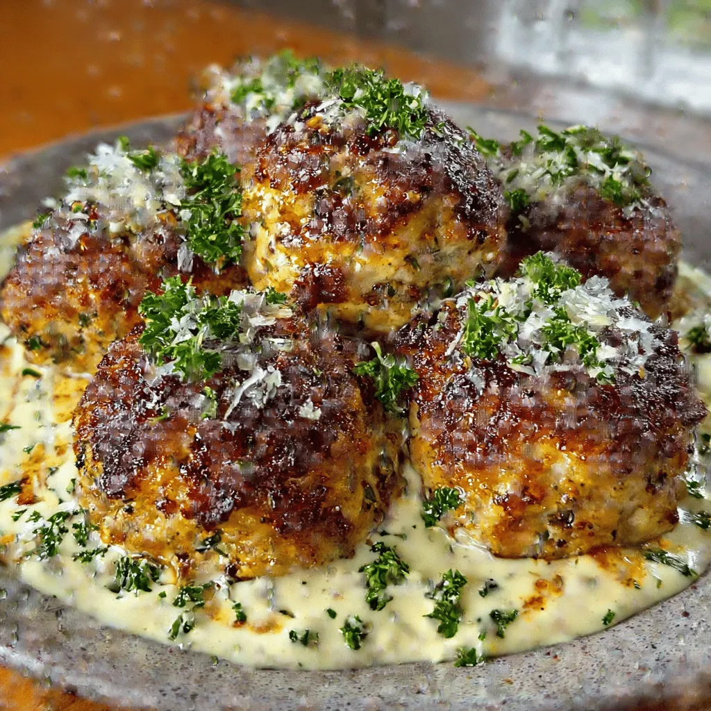When it comes to home cooking, few dishes can match the comforting allure of meatballs. Among the myriad of meatball recipes that grace our tables, the Creamy Garlic Butter Chicken Meatballs stand out as a delightful and indulgent option. This dish marries the tender, juicy qualities of ground chicken with the rich, savory depths of a creamy garlic butter sauce, creating a meal that is both satisfying and elegant. Whether you're looking for a quick weeknight dinner or a dish to impress guests at a special gathering, these meatballs deliver on flavor and ease.