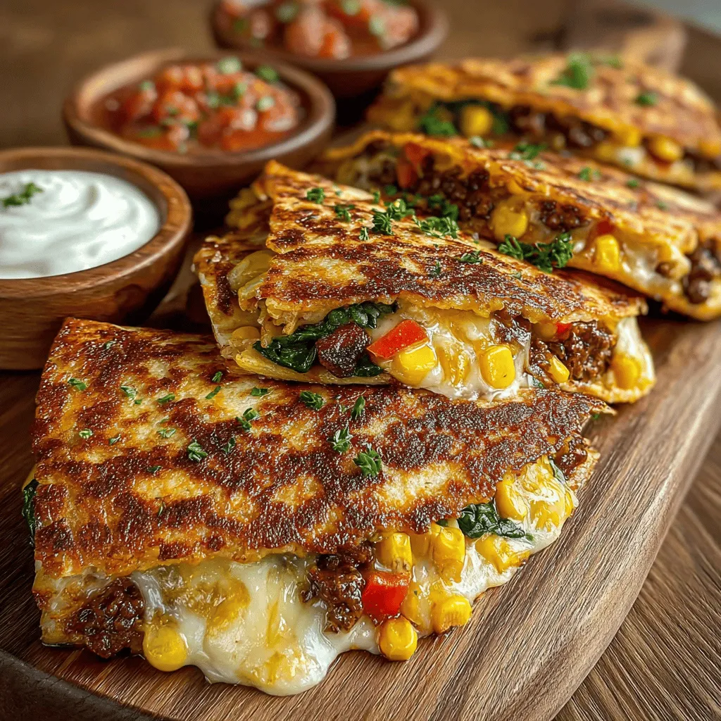 Veggie Fiesta Air Fryer Quesadillas