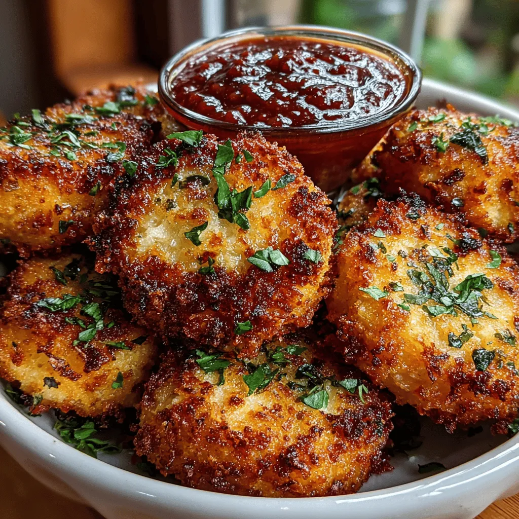 Crispy Air Fryer Chicken Parmesan Bites