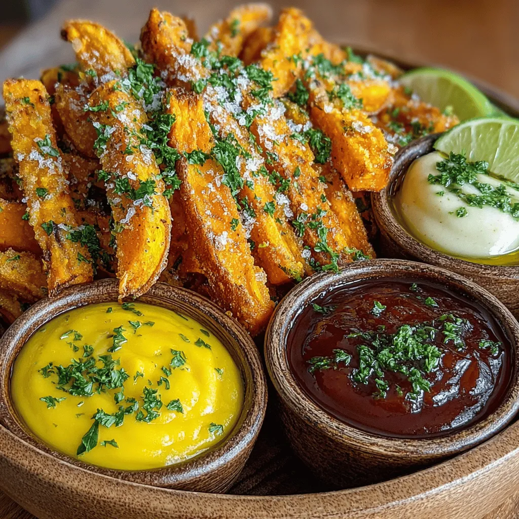 Sweet potatoes are more than just a colorful addition to your plate; they are a nutritional powerhouse bursting with flavor and health benefits. When you transform these vibrant tubers into crispy fries using an air fryer, you create a delightful snack or side dish that can satisfy even the most discerning palate. This recipe for Crispy Air Fryer Sweet Potato Fries not only showcases the natural sweetness of the potatoes but also introduces zesty dipping sauces that elevate the entire culinary experience. Whether you're hosting family gatherings, enjoying a cozy movie night, or seeking a healthier alternative to traditional fries, this dish promises to be a hit, allowing you to indulge without the guilt.