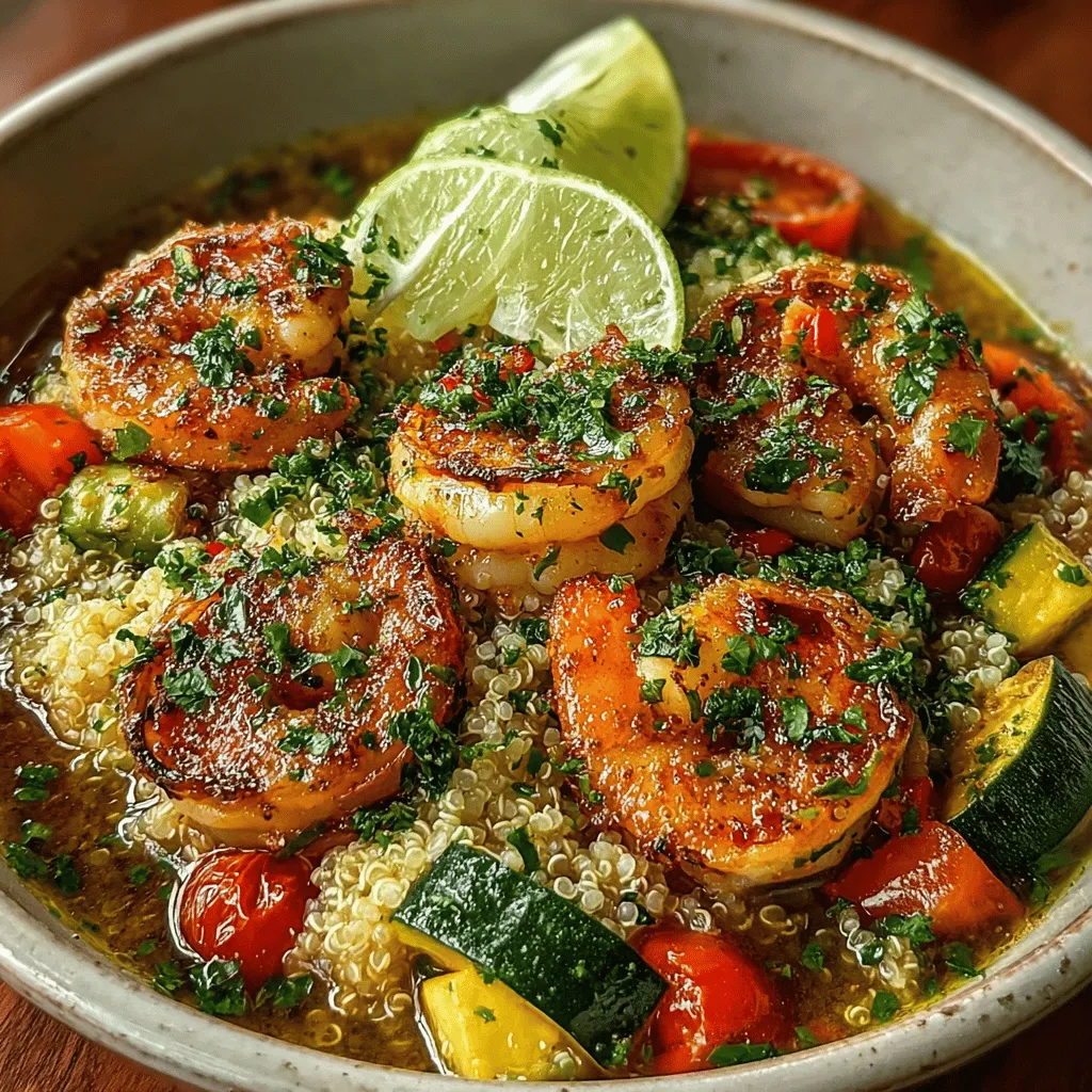 In the world of healthy cooking, few dishes stand out as vibrantly as the Zesty Lemon Garlic Shrimp and Quinoa Bowls. This delightful meal is not only a feast for the eyes but also a wholesome option for those seeking a quick, nutritious dinner. Combining succulent shrimp, fluffy quinoa, and an array of fresh vegetables, this dish brings together a medley of flavors that tantalize the taste buds while providing a balanced meal.