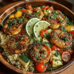 Zesty Lemon Garlic Shrimp and Quinoa Bowls: A Healthy Delight