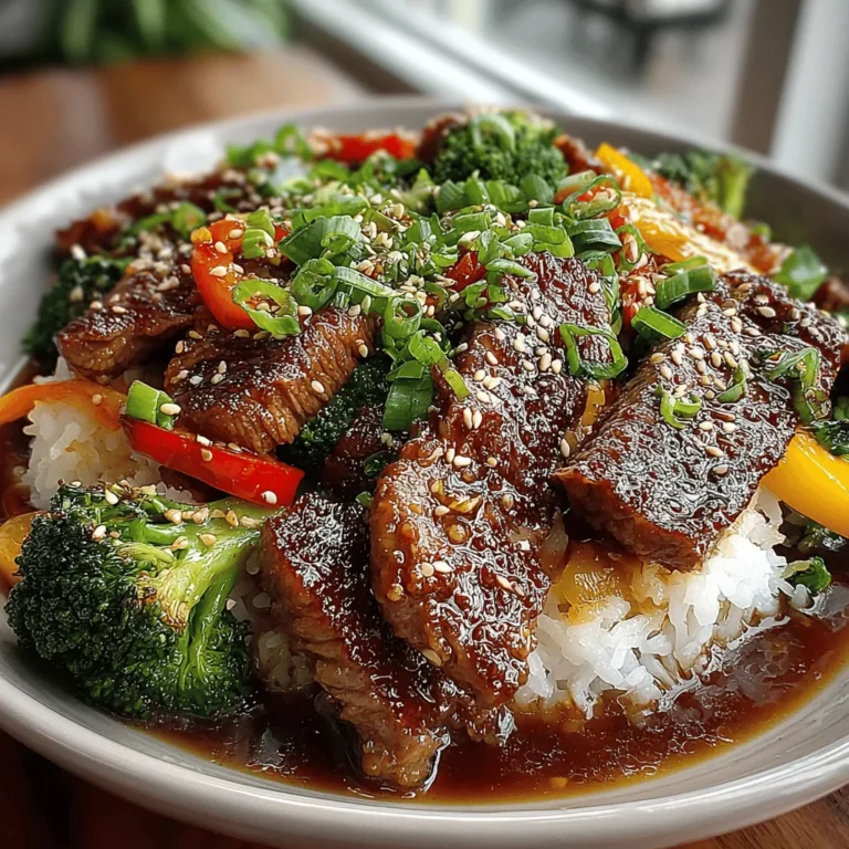Savory Beef & Broccoli Bliss is more than just a dish; it’s a cherished family favorite that has stood the test of time in kitchens around the world. This stir-fry masterpiece combines tender slices of beef with vibrant green broccoli, creating a colorful plate that appeals to both the eyes and the palate. The balance of protein from the beef and fiber from the vegetables makes this meal not only delicious but also nutritious, ensuring that you and your family are getting essential nutrients in every bite.