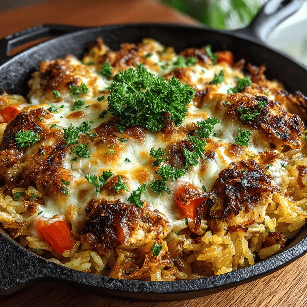 One-Pan Cheesy Chicken and Rice Casserole is the ultimate comfort food that brings warmth and satisfaction to any meal. This dish is a perfect solution for busy weeknights or family gatherings, combining convenience with deliciousness. The beauty of a one-pan recipe lies in its simplicity, allowing you to create a flavorful and filling meal without the hassle of multiple pots and pans. With its creamy texture and cheesy flavor, this casserole is not only delightful to the taste buds but also nutritious, featuring lean chicken and vibrant mixed vegetables, making it a well-balanced choice for dinner.