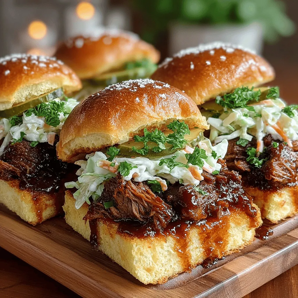 BBQ pulled beef sandwiches are a quintessential comfort food that has earned a spot in the hearts and stomachs of food lovers everywhere. These sandwiches are not just a meal; they are an experience that brings friends and family together, often at casual gatherings or cozy family dinners. The allure of slow-cooked pulled beef lies in its ability to transform a tough cut of meat into something incredibly tender and bursting with flavor. When done right, each bite is a perfect blend of smoky, savory, and slightly sweet notes that make your taste buds sing.