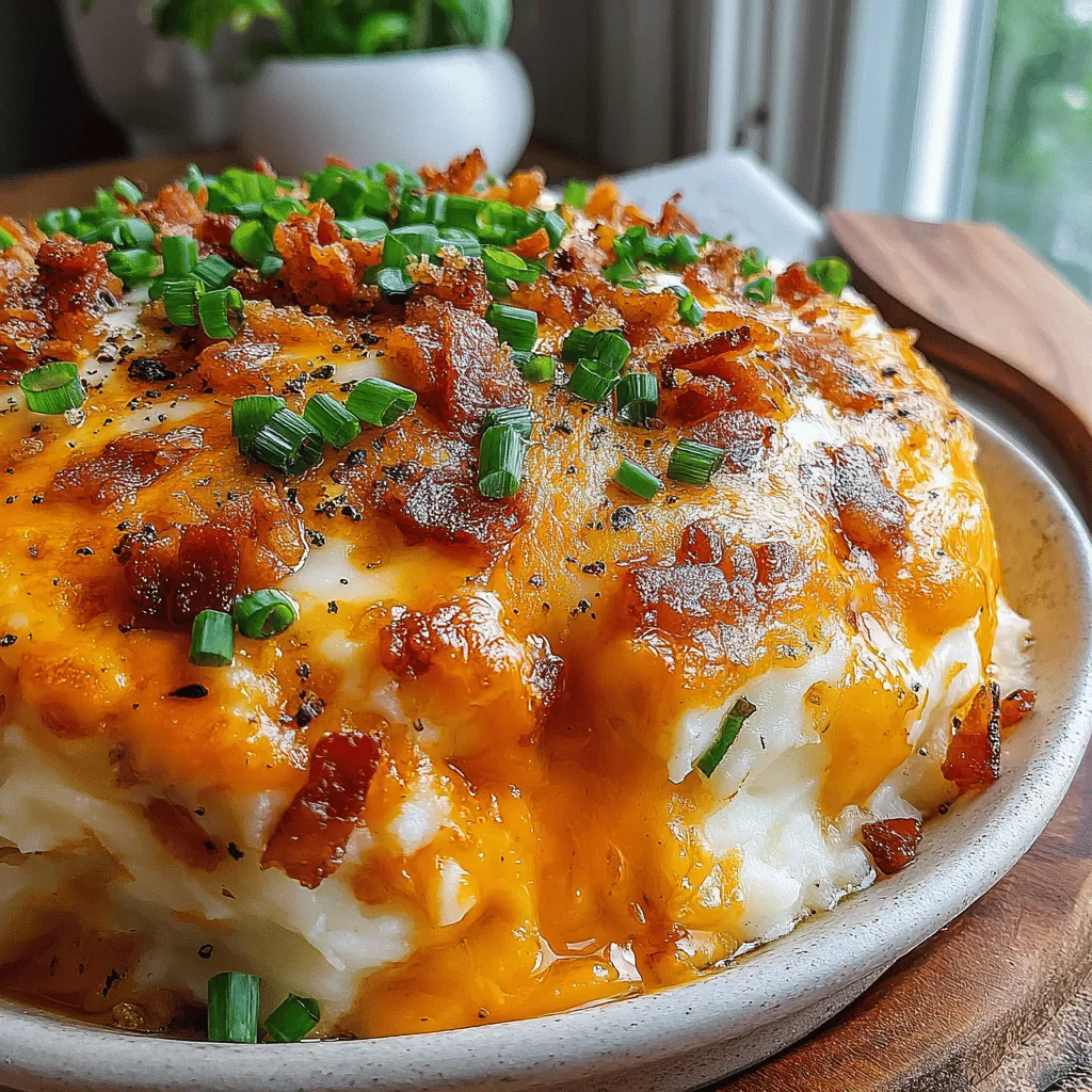 If you're on the hunt for a dish that embodies comfort food in every bite, look no further than the Cheesy Bacon Bliss Loaded Mashed Potato Bake. This delightful recipe brings together the creamy goodness of mashed potatoes, the savory crunch of crispy bacon, and a generous layer of melted cheese, creating a mouthwatering experience that will tantalize your taste buds.