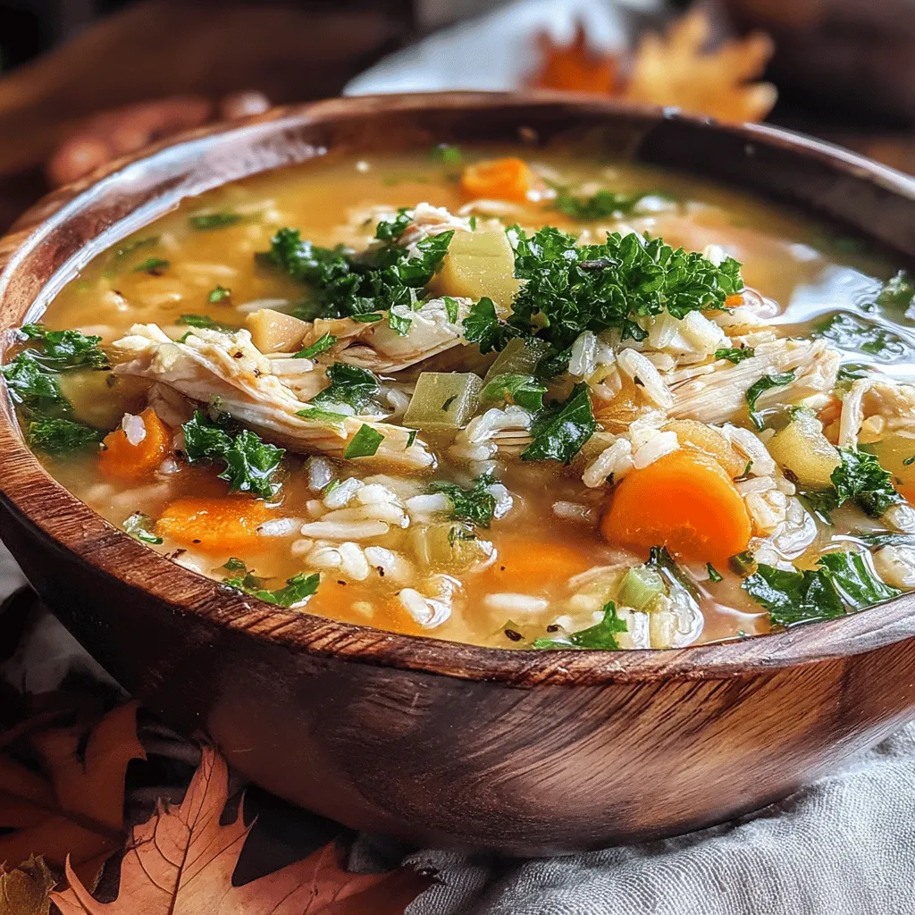 As the leaves turn and the air becomes crisper, there's nothing quite like a warm bowl of soup to bring comfort during the autumn season. Cozying up with a steaming bowl of chicken and rice soup is not just a meal; it’s an experience that nourishes both body and soul. This recipe embodies the essence of fall, with its rich flavors and heartwarming ingredients.