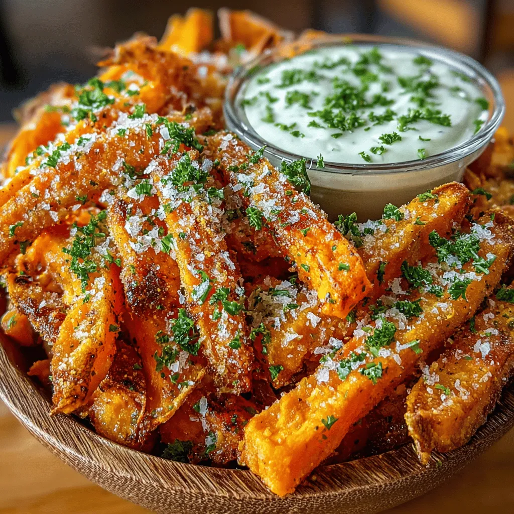 - 2 large sweet potatoes - 2 tablespoons olive oil - 1 teaspoon garlic powder - 1 teaspoon paprika - 1/2 teaspoon salt - 1/2 teaspoon black pepper - 1/4 teaspoon cayenne pepper (optional, for heat)