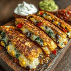 Quesadillas have long been a favorite among families, making for an easy and versatile meal option that kids adore. With their crispy exteriors and gooey insides, quesadillas are perfect for incorporating various ingredients, ensuring that even the pickiest eaters can enjoy a nutritious meal. This recipe for Veggie Fiesta Air Fryer Quesadillas takes this beloved dish to the next level by utilizing an air fryer, which not only cooks the quesadillas to perfection but does so in a healthier way. This fun and colorful recipe is packed with vegetables and flavors that kids will love, making it an ideal choice for lunch or dinner.