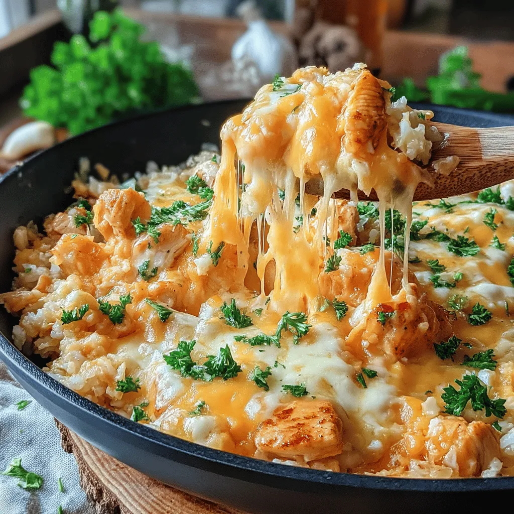 Cheesy Cauliflower Delight with Chicken