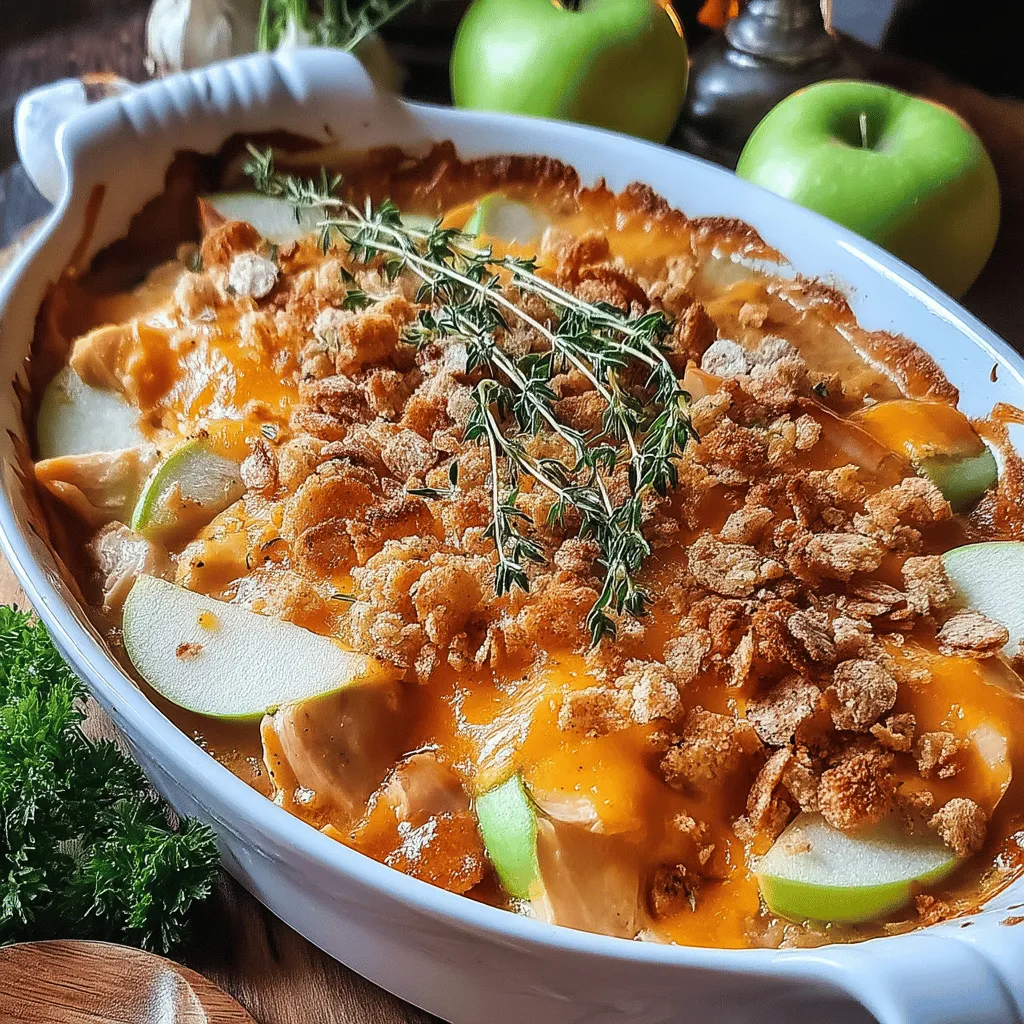 There's something truly comforting about a casserole that combines savory and sweet flavors, and the Harvest Chicken and Apple Casserole does just that. This dish is perfect for fall, bringing together tender chicken and crisp Granny Smith apples, making it an ideal choice for family gatherings or a cozy weeknight dinner. The combination of ingredients not only provides a hearty meal but also fills your kitchen with delightful aromas that signal the season.