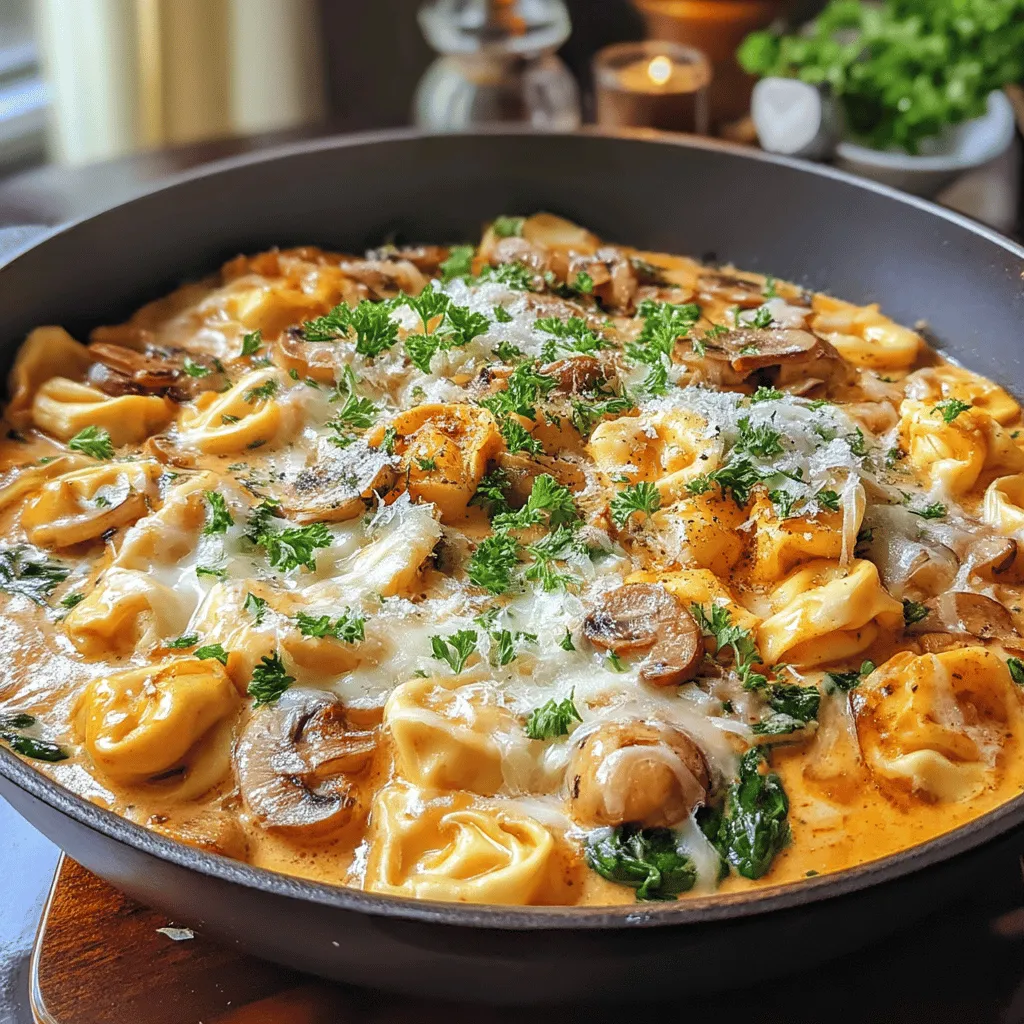 Creamy Mushroom and Spinach Tortellini Skillet is a delightful dish that combines the rich flavors of sautéed mushrooms and fresh spinach with tender cheese-filled tortellini. This one-pan meal is not only delicious but also incredibly satisfying, making it perfect for any night of the week.