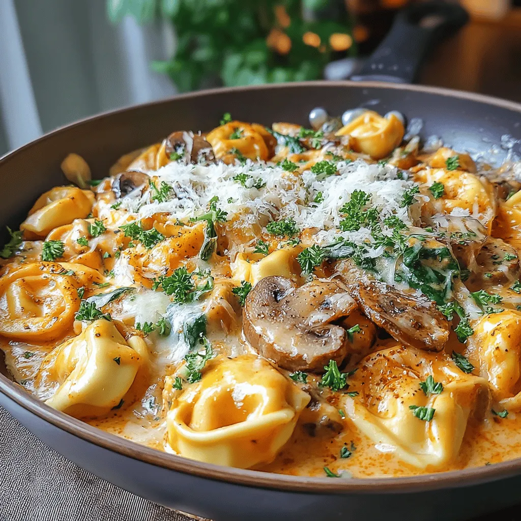 Creamy Mushroom and Spinach Tortellini Skillet is a delightful dish that combines the rich flavors of sautéed mushrooms and fresh spinach with tender cheese-filled tortellini. This one-pan meal is not only delicious but also incredibly satisfying, making it perfect for any night of the week.