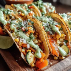 In today's fast-paced world, finding a quick yet nutritious meal can often feel like a challenge. Enter the Flavorful Fiesta Air Fryer Veggie Tacos—an exciting, vibrant dish that not only satisfies your taste buds but also provides a wholesome option for any meal. Packed with fresh vegetables and complemented by a creamy avocado sauce, this recipe is perfect for anyone looking to enjoy a delicious plant-based meal without spending hours in the kitchen.