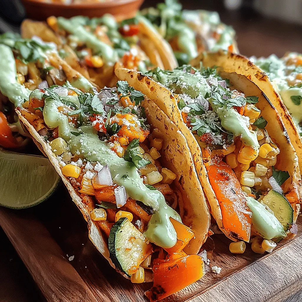 In today's fast-paced world, finding a quick yet nutritious meal can often feel like a challenge. Enter the Flavorful Fiesta Air Fryer Veggie Tacos—an exciting, vibrant dish that not only satisfies your taste buds but also provides a wholesome option for any meal. Packed with fresh vegetables and complemented by a creamy avocado sauce, this recipe is perfect for anyone looking to enjoy a delicious plant-based meal without spending hours in the kitchen.