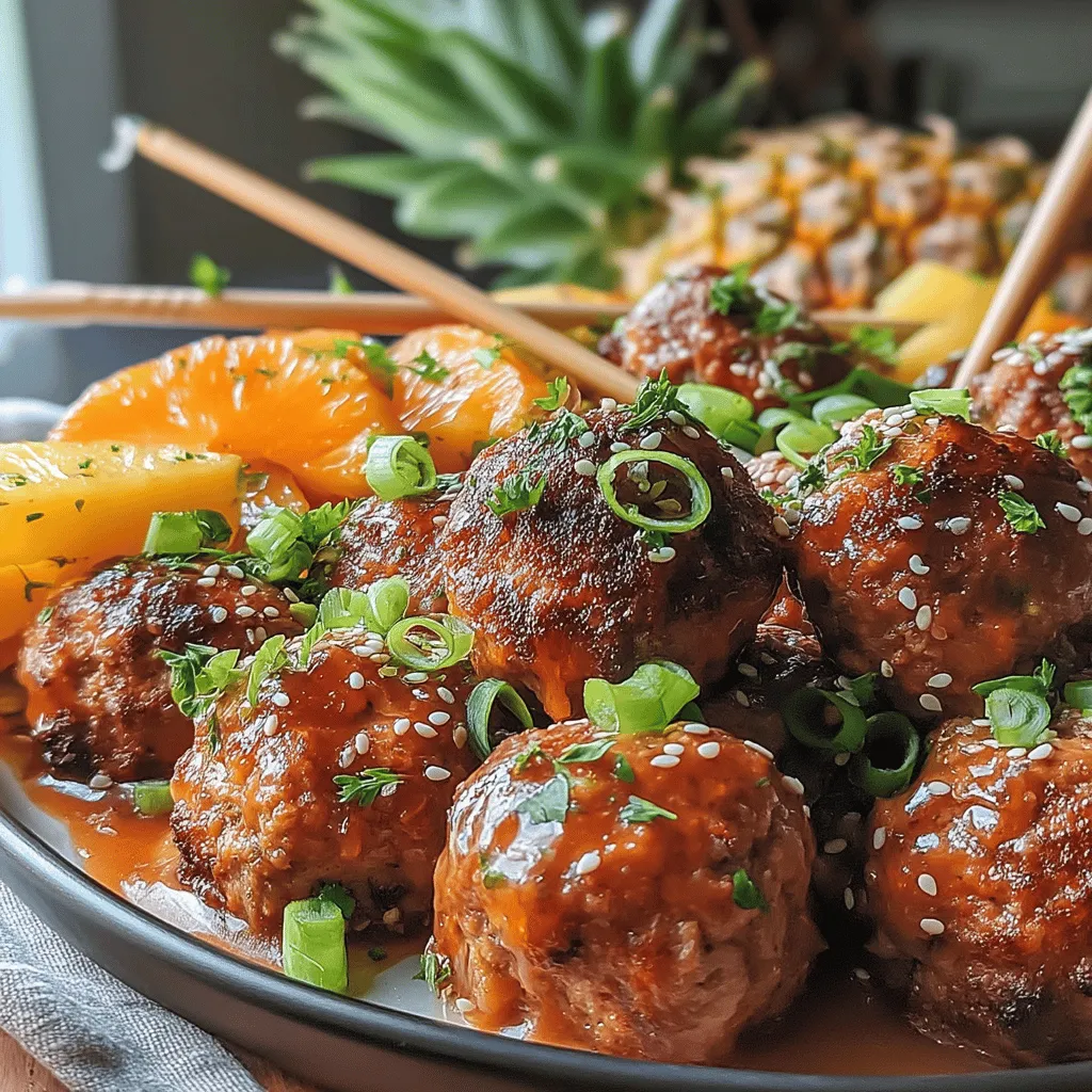 Tropical Breeze Teriyaki Meatballs are a delightful fusion dish that transports your taste buds to a sun-kissed paradise. Combining the rich, savory flavors of traditional teriyaki with a burst of tropical sweetness from fresh pineapple, these meatballs are perfect for any occasion. Whether you're hosting a dinner party or looking for a quick weeknight meal, this recipe promises to impress.