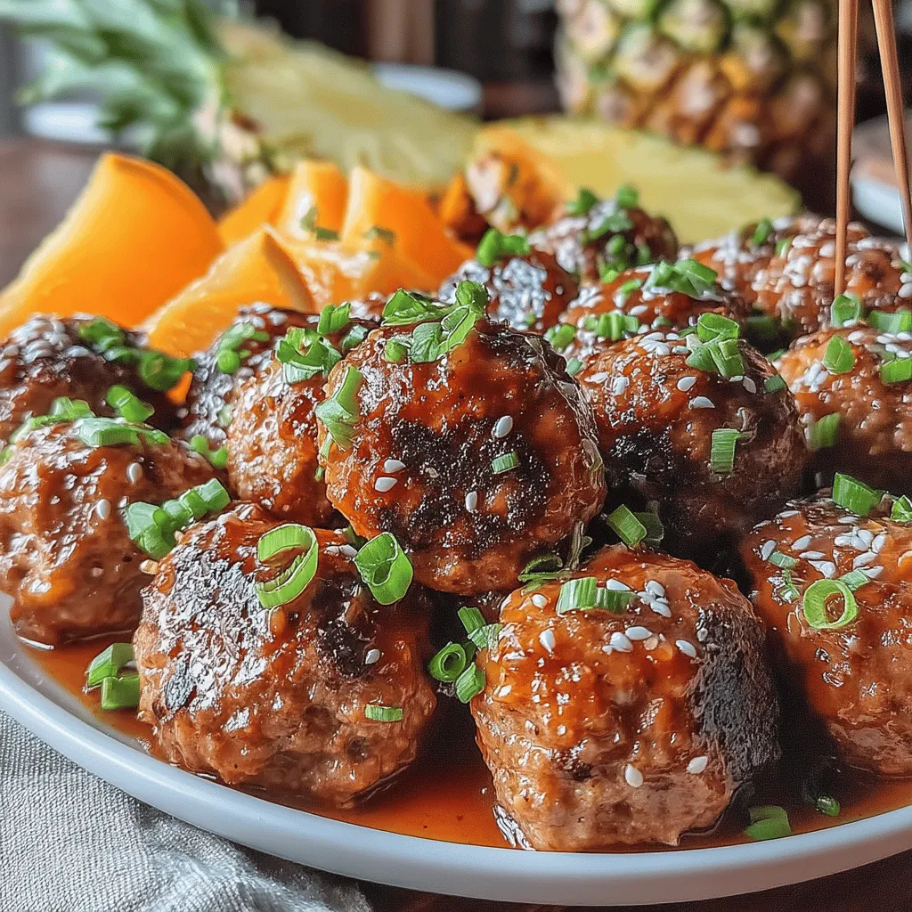 Tropical Breeze Teriyaki Meatballs are a delightful fusion dish that transports your taste buds to a sun-kissed paradise. Combining the rich, savory flavors of traditional teriyaki with a burst of tropical sweetness from fresh pineapple, these meatballs are perfect for any occasion. Whether you're hosting a dinner party or looking for a quick weeknight meal, this recipe promises to impress.
