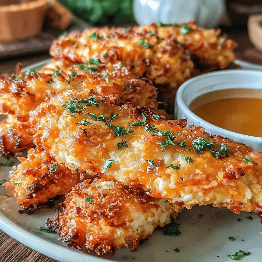 Crispy Air Fryer Chicken Tenders with Honey Mustard are not just a delicious treat; they are a healthier alternative to traditional fried chicken. Utilizing the air fryer method, these tenders maintain that coveted crunch while significantly reducing the amount of oil needed for cooking. This recipe is perfect for busy weeknights or casual gatherings, offering a quick and easy preparation without compromising on flavor.