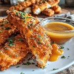 Crispy Air Fryer Chicken Tenders with Honey Mustard are not just a delicious treat; they are a healthier alternative to traditional fried chicken. Utilizing the air fryer method, these tenders maintain that coveted crunch while significantly reducing the amount of oil needed for cooking. This recipe is perfect for busy weeknights or casual gatherings, offering a quick and easy preparation without compromising on flavor.