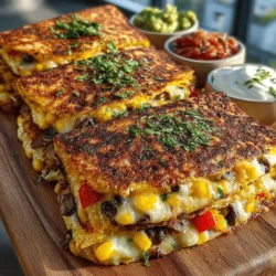 In today’s culinary landscape, healthy and vibrant meals are at the forefront of dining choices. Among the many options available, Colorful Veggie Delight Air Fryer Quesadillas stand out as a delicious, nutritious, and visually appealing dish. This recipe not only caters to the taste buds but also packs in a variety of vegetables, making it a fantastic choice for both vegetarians and those seeking to incorporate more plant-based meals into their diet. In this article, we’ll explore the step-by-step process of creating these delightful quesadillas, along with insights into the health benefits of the ingredients used.