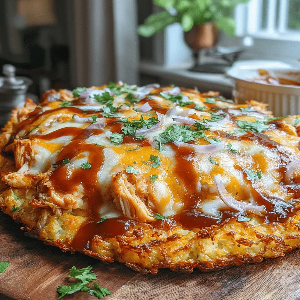 Cauliflower crust has quickly become a popular alternative to traditional pizza bases, especially for those seeking healthier options. With the rise of low-carb and gluten-free diets, creative recipes incorporating cauliflower have taken the culinary world by storm. This BBQ Chicken Pizza on a Cauliflower Crust marries flavor and nutrition, offering a guilt-free indulgence.