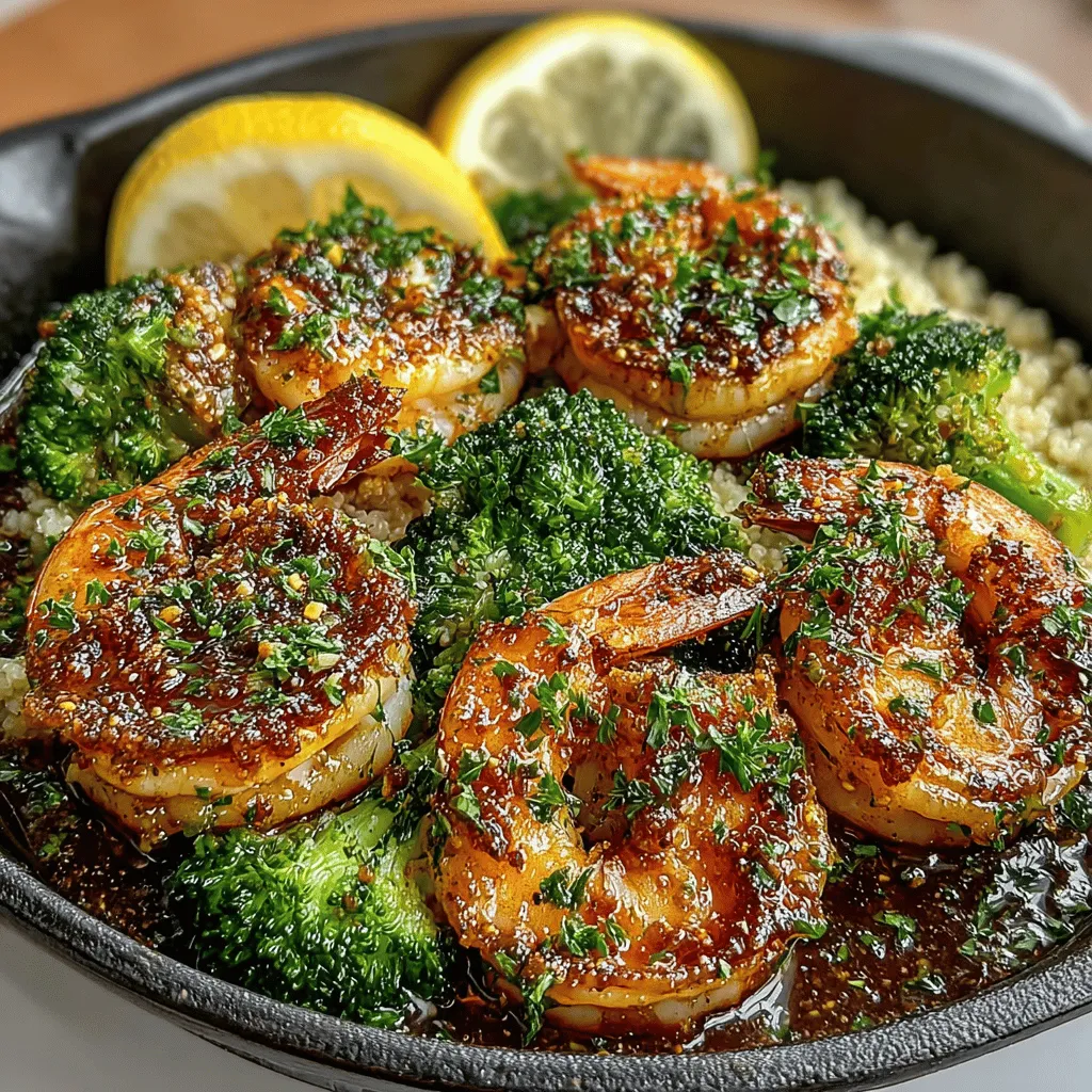 If you're in search of a simple yet flavorful dish that can elevate your weeknight dinners, look no further than this Zesty One-Pan Lemon Garlic Shrimp & Broccoli recipe. This delightful combination of succulent shrimp and crisp broccoli, all infused with zesty lemon and aromatic garlic, offers a gourmet experience without the hassle. Not only is this dish quick to prepare, making it ideal for busy lifestyles, but it is also packed with nutrients, making it a healthy option for you and your family. The vibrant flavors and colorful presentation will make it a favorite at the dinner table.