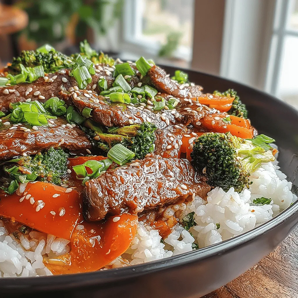 Savory Beef & Broccoli Delight is a classic dish that perfectly balances flavor, nutrition, and convenience. This dish brings together tender flank steak and vibrant broccoli, all enveloped in a rich, savory sauce that will tantalize your taste buds. Whether served over rice or noodles, it makes for a satisfying meal that both adults and kids will love.
