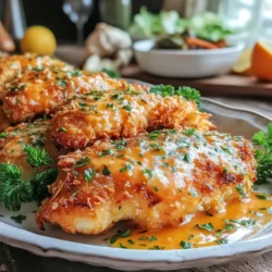 Herb Lemon Butter Crispy Chicken