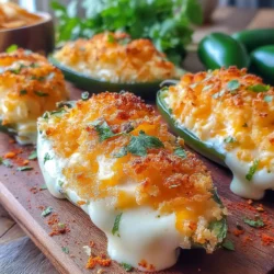 Unleash your culinary creativity with a delightful twist on a classic appetizer: Spicy Cheesy Stuffed Mozzarella Jalapeños. This recipe combines the heat of jalapeños with a creamy, cheesy filling that creates a perfect balance of flavors. Whether you’re hosting a gathering or simply looking for a savory snack, these stuffed jalapeños are sure to impress.