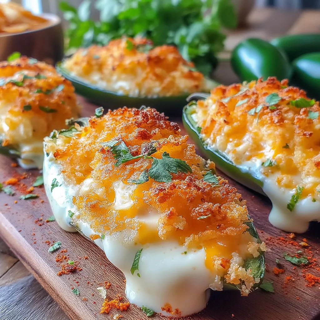 Unleash your culinary creativity with a delightful twist on a classic appetizer: Spicy Cheesy Stuffed Mozzarella Jalapeños. This recipe combines the heat of jalapeños with a creamy, cheesy filling that creates a perfect balance of flavors. Whether you’re hosting a gathering or simply looking for a savory snack, these stuffed jalapeños are sure to impress.